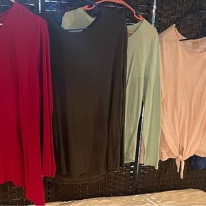 Misc knit shirts a bundle of 5